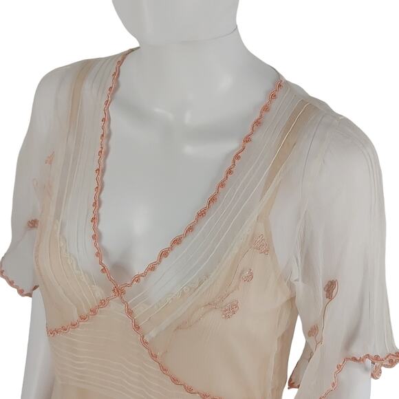 Hopeless Romantic Viscose & Cotton Dress Set Size Small - Picture 5 of 16